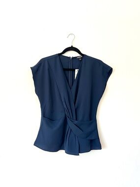 NWT Express Twist-Front Sleeveless Top